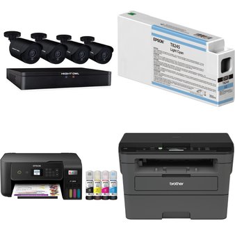 Pallet – 36 Pcs – All-In-One, Ink, Toner, Accessories & Supplies, Cordless / Corded Phones – Open Box Customer Returns – Canon, HP, VTECH, EPSON