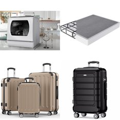 Pallet – 7 Pcs – Luggage, Dishwashers, Bedroom – Customer Returns – SHOWKOO, Hermitlux, Sunbee, QFTIME