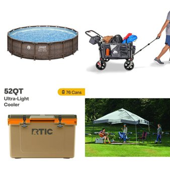 Pallet – 14 Pcs – Camping & Hiking, Unsorted, Pools & Water Fun – Customer Returns – Ozark Trail, Lifetime, RTIC, Coleman