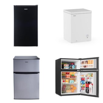 Pallet – 8 Pcs – Refrigerators, Bar Refrigerators & Water Coolers, Freezers – Customer Returns – Galanz, Igloo, HISENSE, Frigidaire