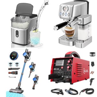 Pallet – 35 Pcs – Vacuums, Unsorted, Food Processors, Blenders, Mixers & Ice Cream Makers, Humidifiers / De-Humidifiers – Customer Returns – Ailessom, INSE, BLUELK, ONSON