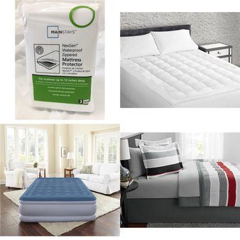 Pallet – 41 Pcs – Covers, Mattress Pads & Toppers, Comforters & Duvets – Customer Returns – Mainstays, Beautyrest, Mainstay’s