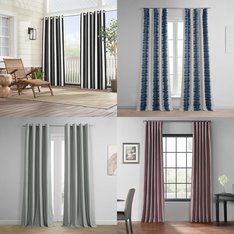 Pallet - 246 Pcs - Curtains & Window Coverings, Earrings - Mixed Conditions - Private Label Home Goods, Eclipse, Fieldcrest, Sun Zero