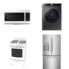 4 Pcs - Microwaves, Ovens / Ranges - New - Samsung, GE, Frigidaire