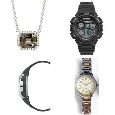 Pallet - 1166 Pcs - Watches (NOT Wearable Tech), Necklaces, Earrings, Bracelets - Customer Returns - Believe by Brilliance, Armitron, Brilliance, Timex