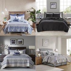 Pallet - 12 Pcs - Bedding Sets - Like New - Private Label Home Goods, Madison Park, Urban Habitat, Harbor House