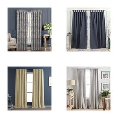 CLEARANCE! Pallet - 277 Pcs - Curtains & Window Coverings, Decor, Sheets, Pillowcases & Bed Skirts - Mixed Conditions - Eclipse, Fieldcrest, Sun Zero, Madison Park