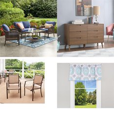 2 Pallets - 15 Pcs - Bedroom, Curtains & Window Coverings, Patio - Overstock - Mainstays