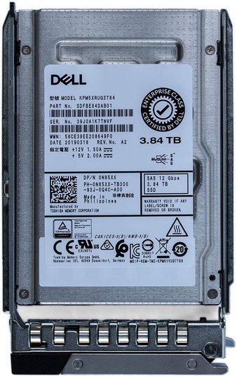 Dell Components – 39 Pcs – 3.84TB SSD SAS Read Intensive 12Gbps 512e 2.5in Drive Part 400-BBQZ – Tested Working – Shipping Included – Model: KPM5XRUG3T84