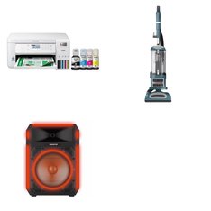 Pallet - 12 Pcs - Portable Speakers, Vacuums, All-In-One - Customer Returns - Monster, Shark, EPSON