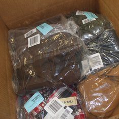 1 Parcel Box - 36 Pcs - Like New and New Apparel - Jeans, Pants & Shorts, Dress Shirts, Jackets & Outerwear - JC Penney