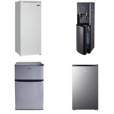 Pallet - 7 Pcs - Bar Refrigerators & Water Coolers, Refrigerators, Freezers - Customer Returns - Galanz, Igloo, Primo, HISENSE