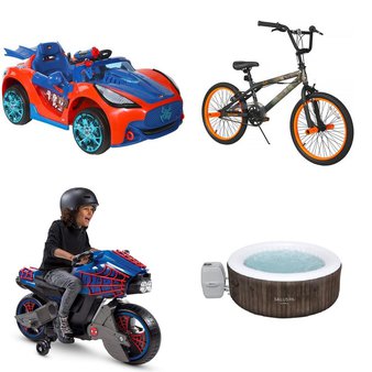 Flash Sale! 2 Pallets – 19 Pcs – Vehicles, Cycling & Bicycles, Game Room, Outdoor Sports – Overstock – Spider-Man, Huffy, Realtree