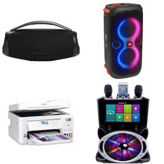6 Pallets – 241 Pcs – Speakers, Portable Speakers, Accessories, Powered – Customer Returns – onn., Victrola, GE, ION Audio