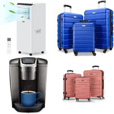 Pallet - 12 Pcs - Luggage, Air Conditioners, Fans, Mowers - Customer Returns - DuraComfort, Lasko, Travelhouse, PowerSmart