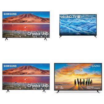 Pallet – 7 Pcs – TVs – Tested NOT WORKING (Cracked Display) – Samsung, VIZIO, LG, HITACHI