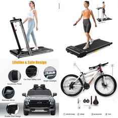 Pallet - 8 Pcs - Exercise & Fitness, Unsorted, Cycling & Bicycles, Patio - Customer Returns - GEARSTONE, Mad Hornets, Vecukty, UREVO