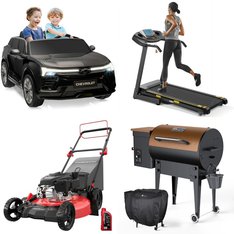 Pallet - 11 Pcs - Grills & Outdoor Cooking, Exercise & Fitness, Mowers, Vehicles - Customer Returns - MaxKare, PowerSmart, SENIX, Yexmas