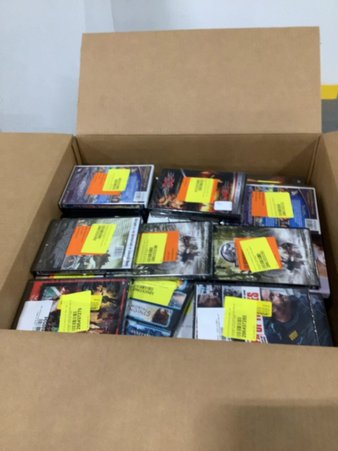 1 Parcel Box – 121 Pcs – DVD Discs, Blu-ray Discs – NEW/SEALED Products – Walmart