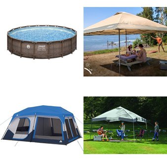 Pallet – 11 Pcs – Camping & Hiking, Pools & Water Fun – Customer Returns – Ozark Trail, Coleman, Igloo, The Coleman Company, Inc.