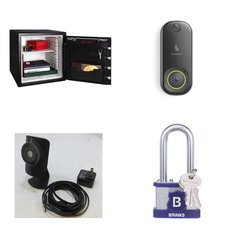 Pallet - 4 Pcs - Security & Surveillance, Safes, Home Security & Safety - Customer Returns - SentrySafe, Kangaroo, Brinks, SimpliSafe