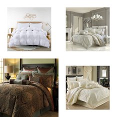 Flash Sale! Truckload – 26 Pallets – 3974 Pcs – Curtains & Window Coverings, Sheets, Pillowcases & Bed Skirts, Bedding Sets, Bath – Mixed Conditions – Eclipse, Madison Park, Sun Zero, Asstd National Brand