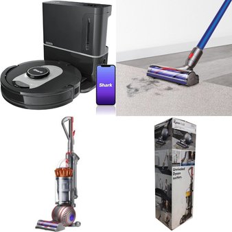 Pallet – 16 Pcs – Vacuums – Damaged / Missing Parts / Tested NOT WORKING – Dyson, Bissell, Shark, Hoover