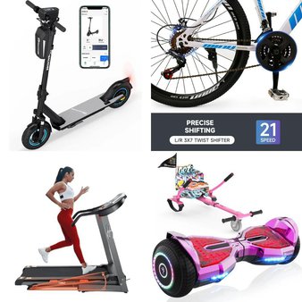 Pallet – 7 Pcs – Exercise & Fitness, Powered, Unsorted, Cycling & Bicycles – Customer Returns – Artudatech, GTRACING, Entil, EVERCROSS
