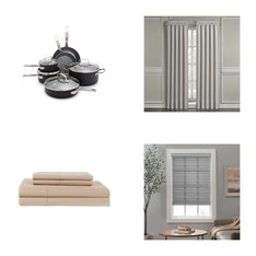 6 Pallets - 895 Pcs - Curtains & Window Coverings, Rugs & Mats, Decor, Kitchen & Dining - Like New or New Customer Returns - JC Penney