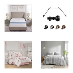 6 Pallets - 810 Pcs - Curtains & Window Coverings, Decor, Sheets, Pillowcases & Bed Skirts, Bedding Sets - Like New or New Customer Returns - JC Penney