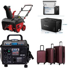 Pallet - 10 Pcs - Luggage, Snow Removal, Bar Refrigerators & Water Coolers, Generators - Customer Returns - Travelhouse, PowerSmart, aobosi, Pulsar