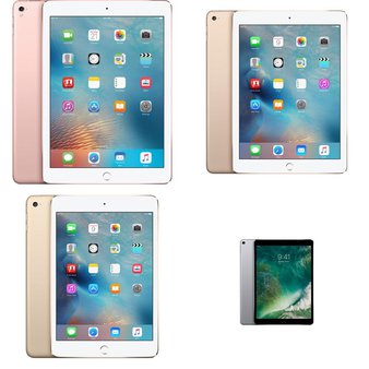 44 Pcs – Apple iPads – Refurbished (GRADE C) – Models: 3A857LL/A, 3A335LL/A, 3A141LL/A, MPGH2LL/A – Tablets