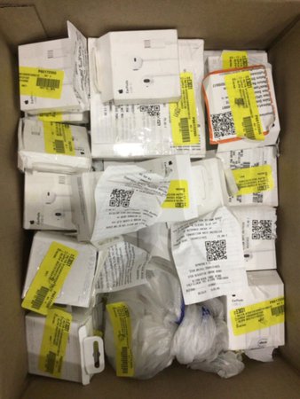 1 Parcel Box – 32 Pcs – In Ear Headphones, Other – Untested Customer Returns – Walmart