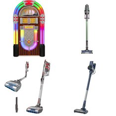 Pallet - 14 Pcs - Vacuums, CD Players, Turntables, Audio Headsets - Customer Returns - Hoover, Shark, Tineco, CROSLEY