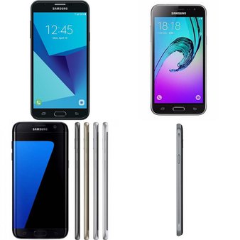14 Pcs – Samsung Smartphones – Tested Not Working – Models: STSAS727VCP, WFMSAS337TGP5, SM-J320VLPP, SM-J327A