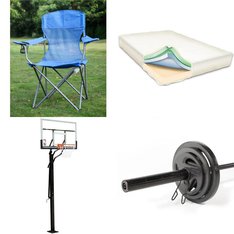 2 Pallets - 28 Pcs - Camping & Hiking, Outdoor Sports, Cycling & Bicycles, Bedroom - Overstock - Ozark Trail, NBA, Spa Sensations, CAP Barbell