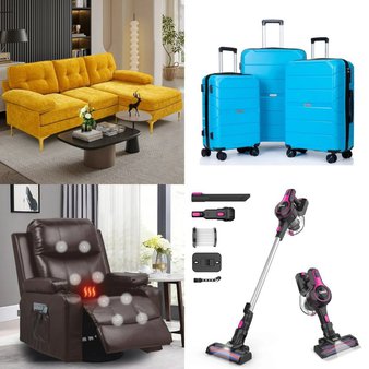 Pallet – 7 Pcs – Living Room, Unsorted, Vacuums, Luggage – Customer Returns – INGALIK, INSE, Ktaxon, Travelhouse