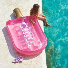 Pallet - 240 Pcs - Pools & Water Fun - Sam's Club Brand New - Overstock - Sunnylife - 850015902413 - SunnyLife Oversized Inflatable Luxe Lie-On Floats, Popsicle