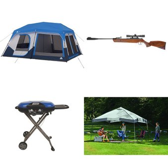 Pallet – 12 Pcs – Camping & Hiking, Hunting – Customer Returns – Ozark Trail, Ruger, Wildgame Innovations – BA Products, Coleman Company