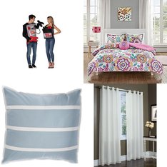 Pallet - 441 Pcs - Curtains & Window Coverings, Underwear, Intimates, Sleepwear & Socks, Dress Shirts, Decor - Mixed Conditions - Sun Zero, French Toast, Unmanifested Bedding, Hanes