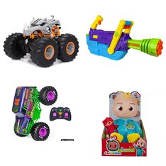 Pallet - 40 Pcs - Vehicles, Trains & RC, Not Powered, Dolls, Action Figures - Customer Returns - New Bright, Monster Jam, New Bright Industrial Co., Ltd., Adventure Force