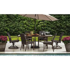 Pallet - BFV01300-7PC Agio Fremont 7-Piece Rectangular Patio Dining Set - Patio - Customer Returns