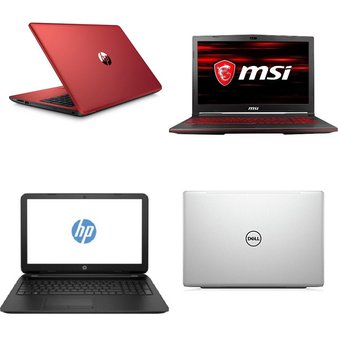 16 Pcs – Laptop Computers – Refurbished (GRADE C) – HP, EVOO, Huawei, EMATIC