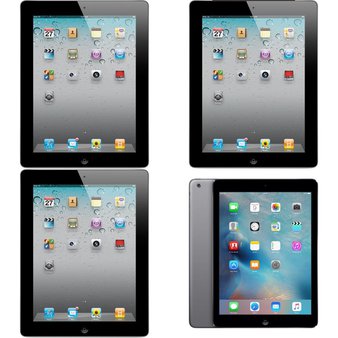 19 Pcs – Apple iPads – Refurbished (GRADE C) – Models: MC769LL/A, MC960LL/A, MC979LL/A, MD531C/A – Tablets