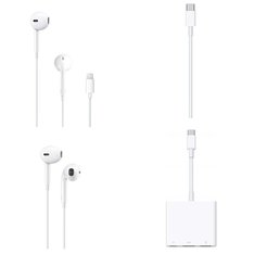 APPLE SPECIAL! 1 Pallet - 893 Pcs - In Ear Headphones, Other, Cases & Skins, Audio Headsets - Untested Customer Returns - Apple, Razer, RDS Industries, RDS