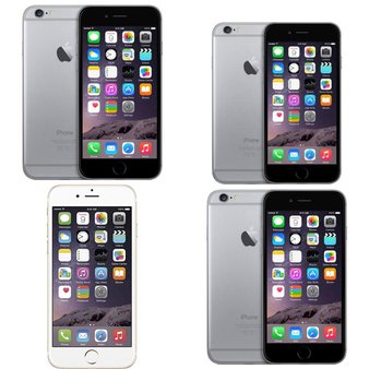 11 Pcs – Apple iPhone 6 – Refurbished (GRADE A – Unlocked) – Models: 3A021LL/A, MG492LL/A, PAU100052, MG4W2LL/ARW