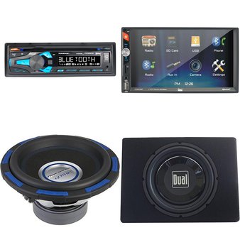 Pallet – 26 Pcs – Car Stereos, Amps & Speakers – Customer Returns – Dual Electronics, Dual, Power Acoustik, Pioneer