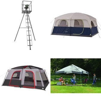 Pallet – 14 Pcs – Camping & Hiking, Hunting – Customer Returns – Ozark Trail, Realtree