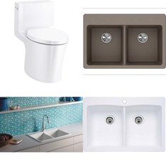 Pallet - 10 Pcs - Hardware, Kitchen & Bath Fixtures - Customer Returns - Kohler, Blanco, TOTO USA, Saniflo