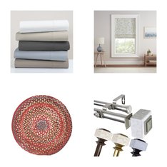 3 Pallets - 502 Pcs - Curtains & Window Coverings, Bath, Bedding Sets, Sheets, Pillowcases & Bed Skirts - Like New or New Customer Returns - JC Penney